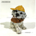 Promotional polyresin dog motion sensor garden decoration